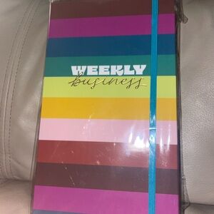 Tabitha Brown Colorful Striped Notebook 3 Pack Weekly Planner New Sealed